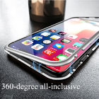 2018 Newest Mobile Phone Case For IPhone x Case Magnetic Transparent Glass Cover For IPhone 8 For Samsung S9 S9+ Cases