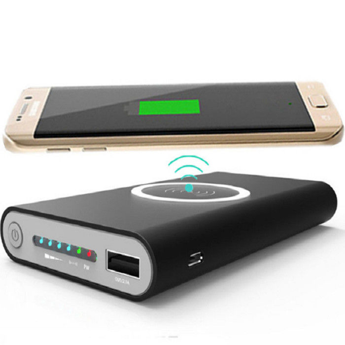 2018 Portable charger 3 in 1 wireless charging power bank 10000mah qi wireless charger