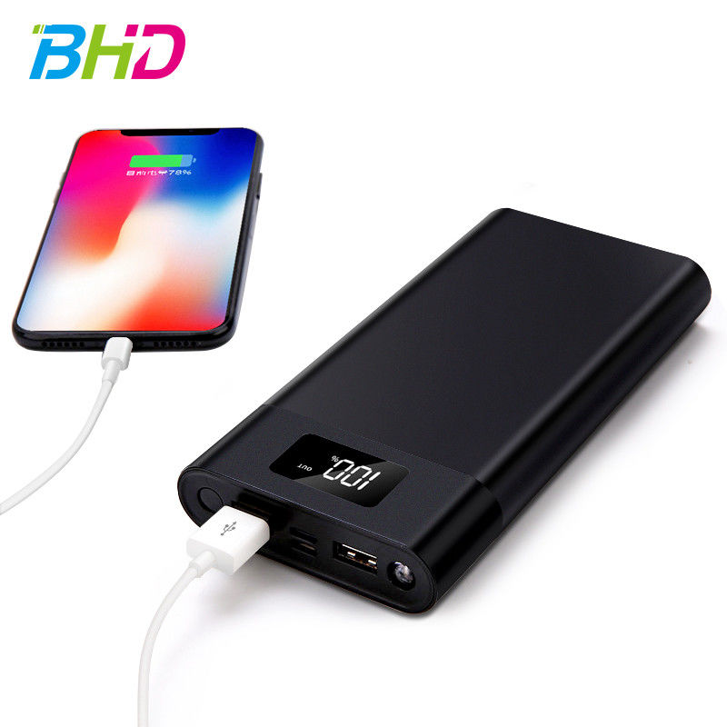20800mAh DIY Power Bank 6*18650 Battery Large Capacity Power Bank with Digital Display and Led Torch Specified 5v 2a