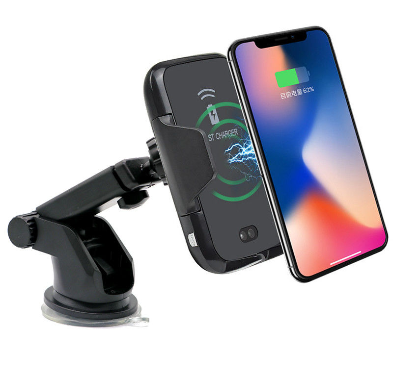 Automatic Car Wireless Charger Infrared Sensor with Air Vent Stand for iPhone X XS plus 9