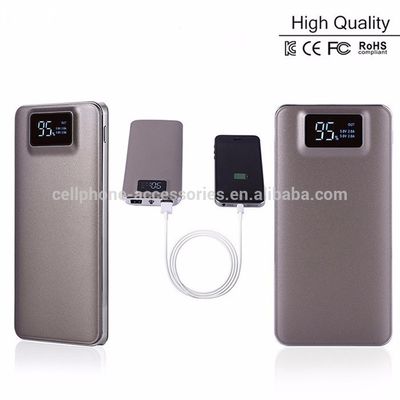 LCD Screen power bank 2017 New high quality portable 2 USB power banks 20000mah